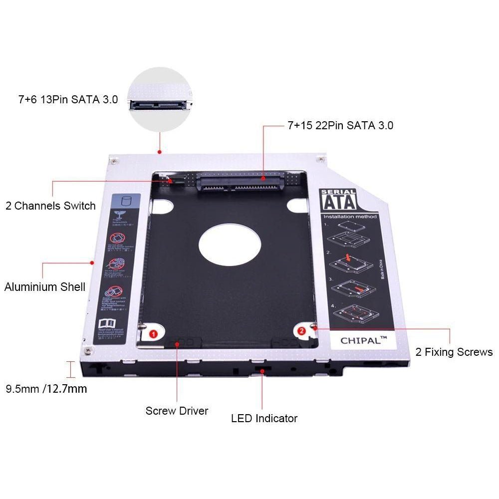 Hdd caddy за лаптоп - Atron Hdd caddy за лаптоп - Atron